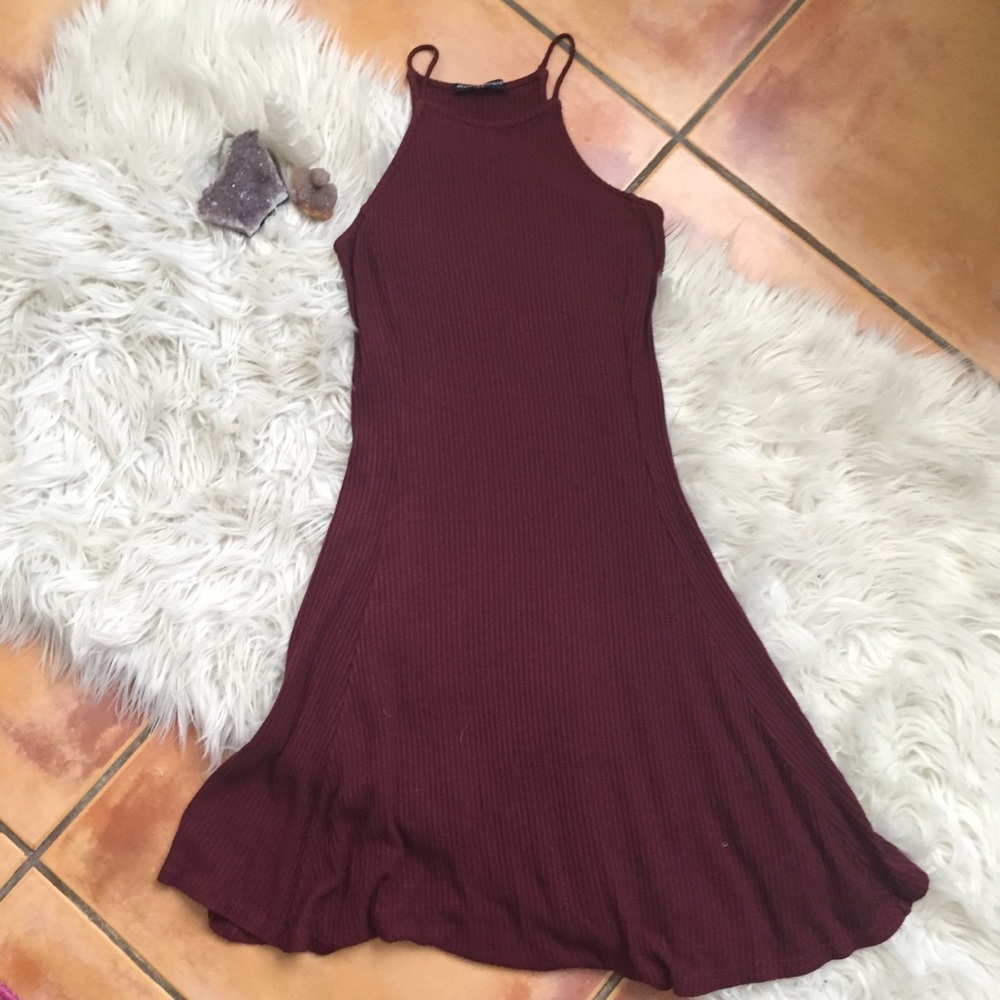 Brandy Melville Maroon Tank Dress